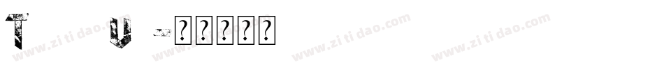 TapedUp字体转换
