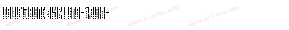 MortUnicaseThin-1jn0字体转换