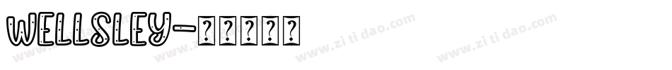 WELLSLEY字体转换
