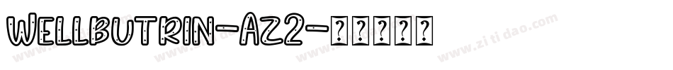 Wellbutrin-Az2字体转换