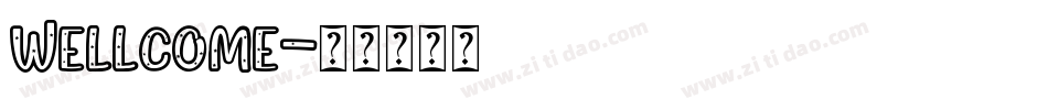 Wellcome字体转换