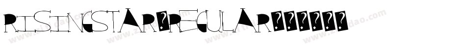RisingStar_Regular字体转换