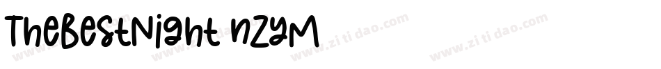 TheBestNight-nZyM字体转换