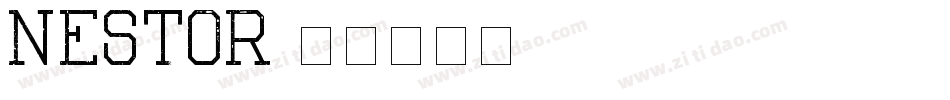 Nestor字体转换