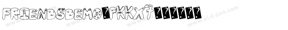 FriendsDemo-PKKX7字体转换