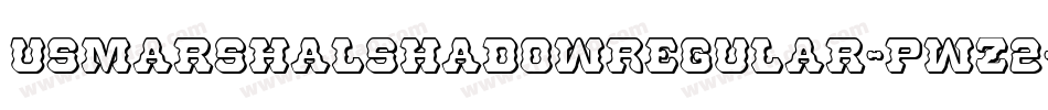 UsMarshalShadowRegular-PwZ2字体转换 UsMarshalShadowRegular-PwZ2字体转换