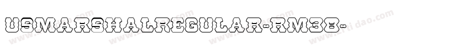 UsMarshalRegular-rM38字体转换