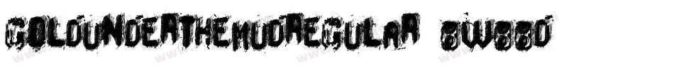 GoldUnderTheMudRegular-BWBBd字体转换
