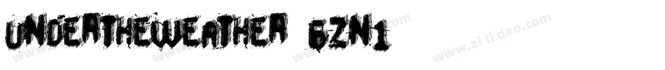 UnderTheWeather-6zn1字体转换