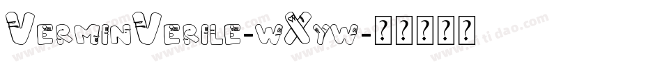 VerminVerile-wXyw字体转换