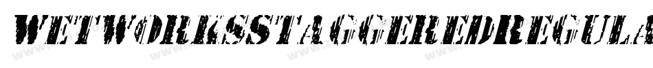WetworksStaggeredRegular-rLB8字体转换