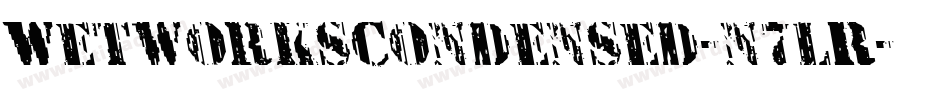 WetworksCondensed-n7lR字体转换