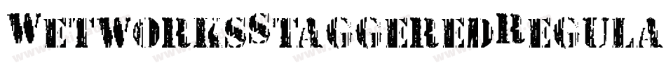 WetworksStaggeredRegular-rLB8字体转换