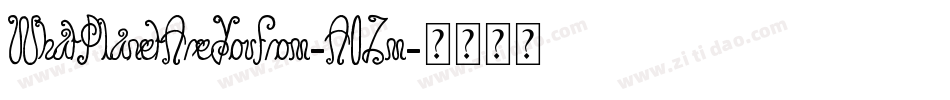 WhatPlanetAreYouFrom-A0Zm字体转换