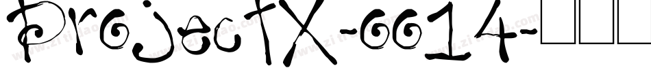 ProjectX-oo14字体转换