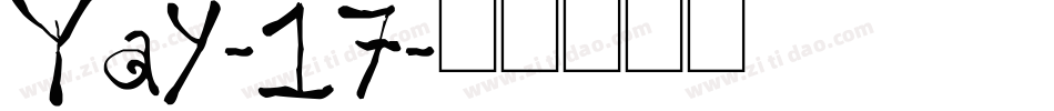 Yay-17字体转换