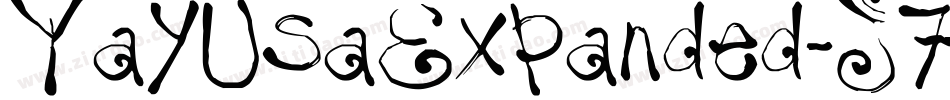 YayUsaExpanded-J7Ka字体转换