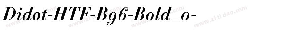 Didot-HTF-B96-Bold_0字体转换
