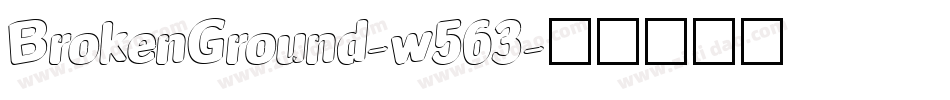 BrokenGround-w563字体转换