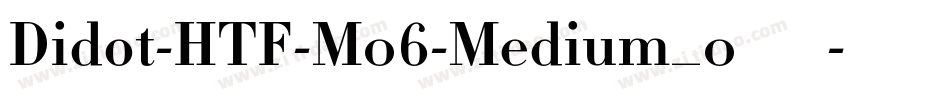 Didot-HTF-M06-Medium_0转换器字体转换