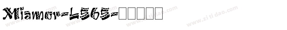 Miamor-L565字体转换