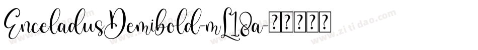 EnceladusDemibold-mL18a字体转换