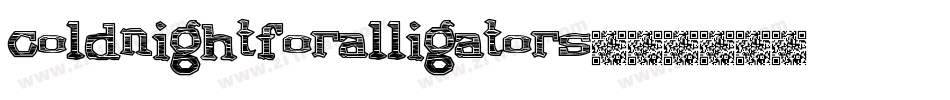 coldnightforalligators字体转换
