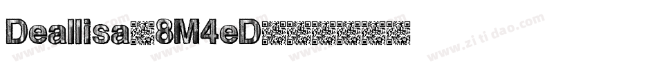 Deallisa-8M4eD字体转换