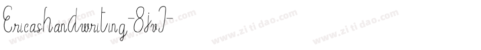 Ericashandwriting-8jvJ字体转换