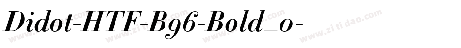 Didot-HTF-B96-Bold_0字体转换