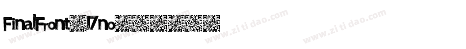 FinalFront-J7no字体转换