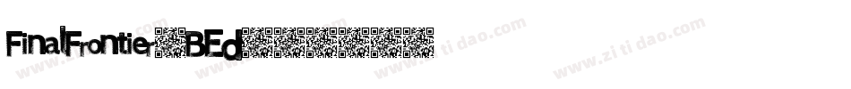 FinalFrontier-BEd字体转换