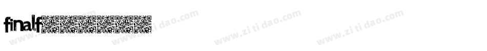 finalf字体转换