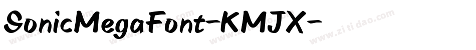 SonicMegaFont-KMJX字体转换