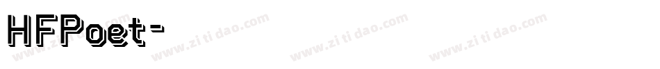 HFPoet字体转换