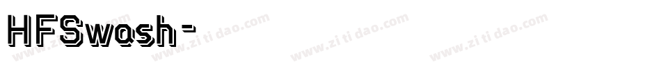 HFSwash字体转换