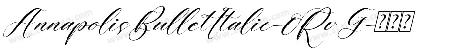 AnnapolisBulletItalic-0RvG字体转换