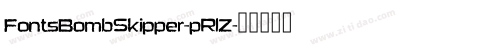 FontsBombSkipper-pRlZ字体转换