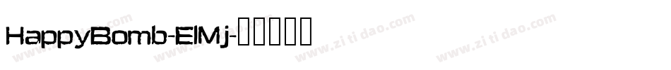 HappyBomb-ElMj字体转换