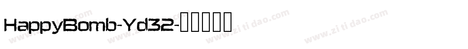 HappyBomb-Yd32字体转换