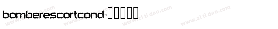 bomberescortcond字体转换