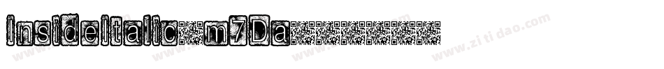 InsideItalic-m7Da字体转换
