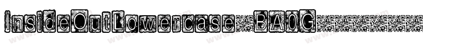 InsideOutLowercase-BA0G字体转换