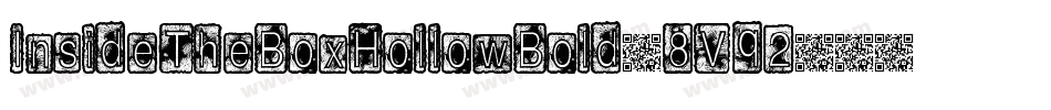 InsideTheBoxHollowBold-8Vq2字体转换