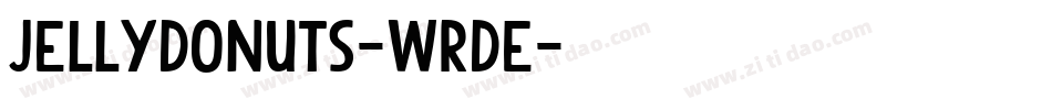 JellyDonuts-WRDE字体转换