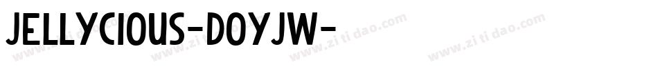 Jellycious-DOYjW字体转换