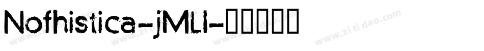 Nofhistica-jMLl字体转换