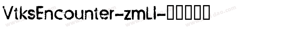 VtksEncounter-zmLl字体转换