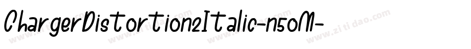 ChargerDistortion2Italic-n5oM字体转换