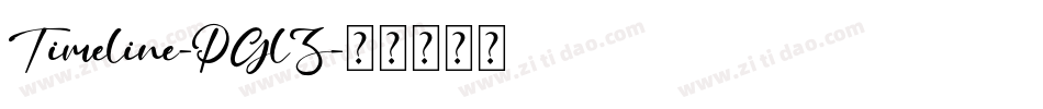 Timeline-PGlZ字体转换